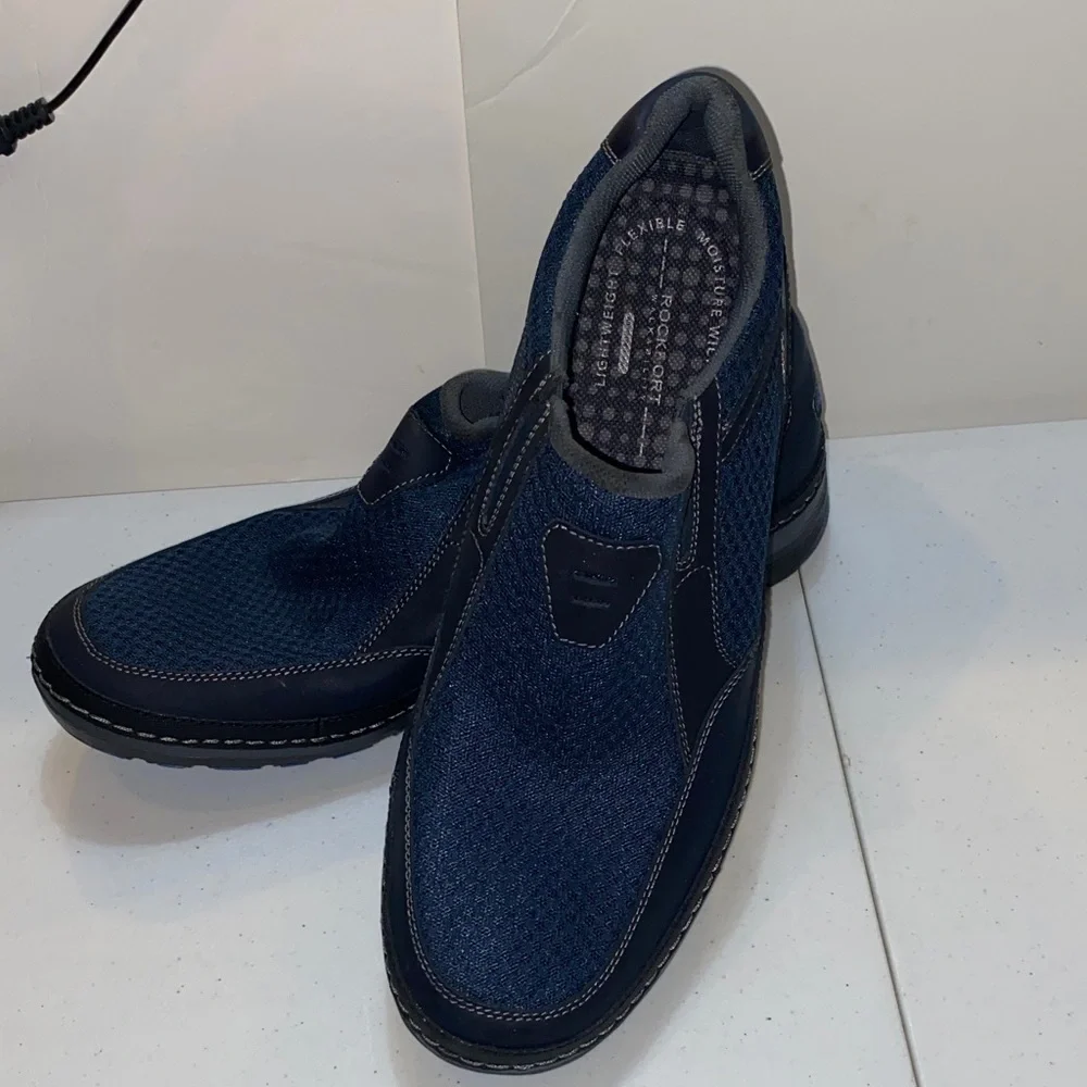 Rockport Comfortable Blue Slip-On Shoes